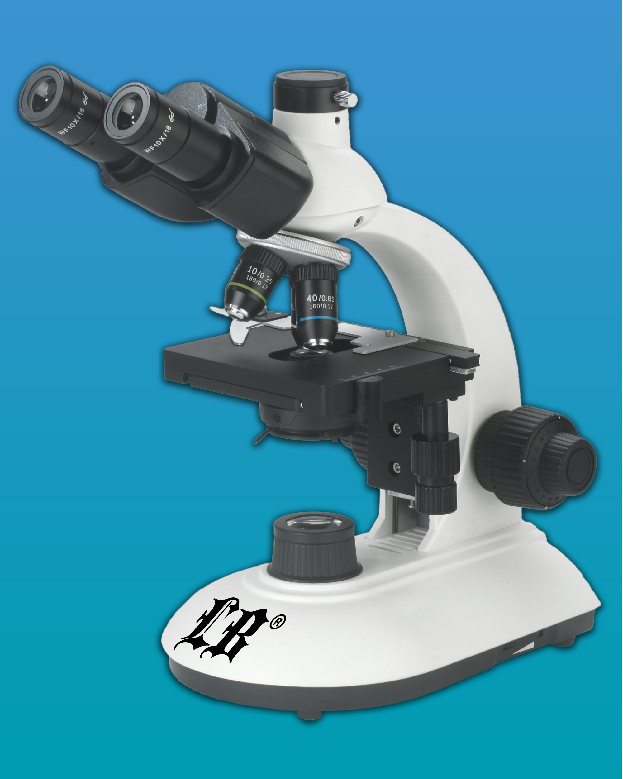 Labomed Inc LB Trinocular Biological Microscope W Finite Plan Optical System Plan